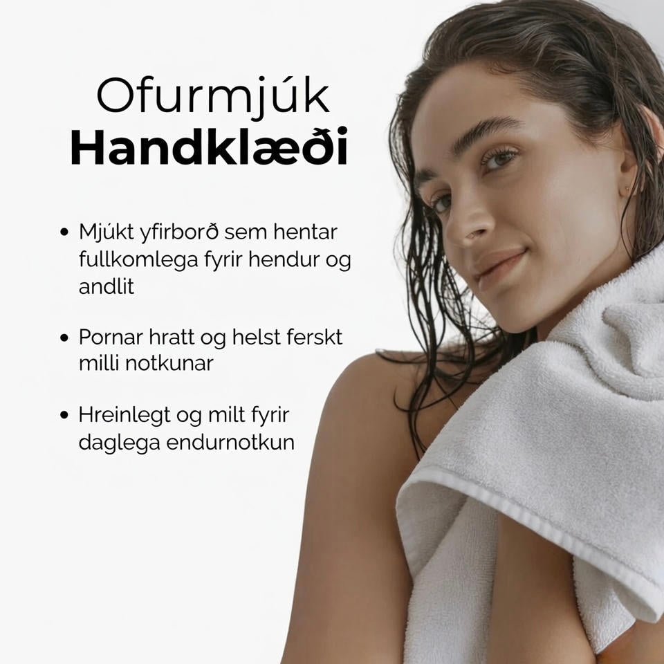 Ultrasoft Egyptísk bómull handklæði