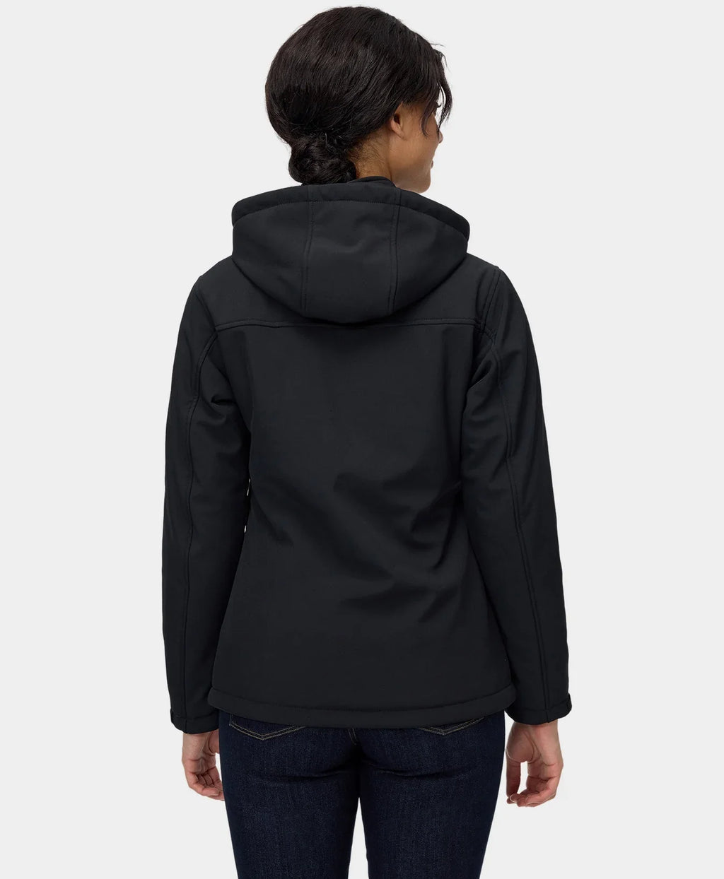 Kvennaúlpa með tvöfaldri hitastýringu og 5 hitasvæðum (vasahiti)