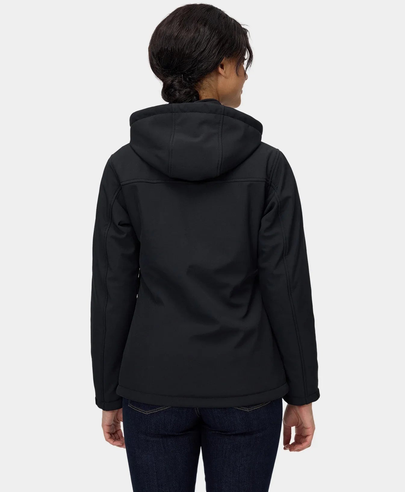 Kvennaúlpa með tvöfaldri hitastýringu og 5 hitasvæðum (vasahiti)